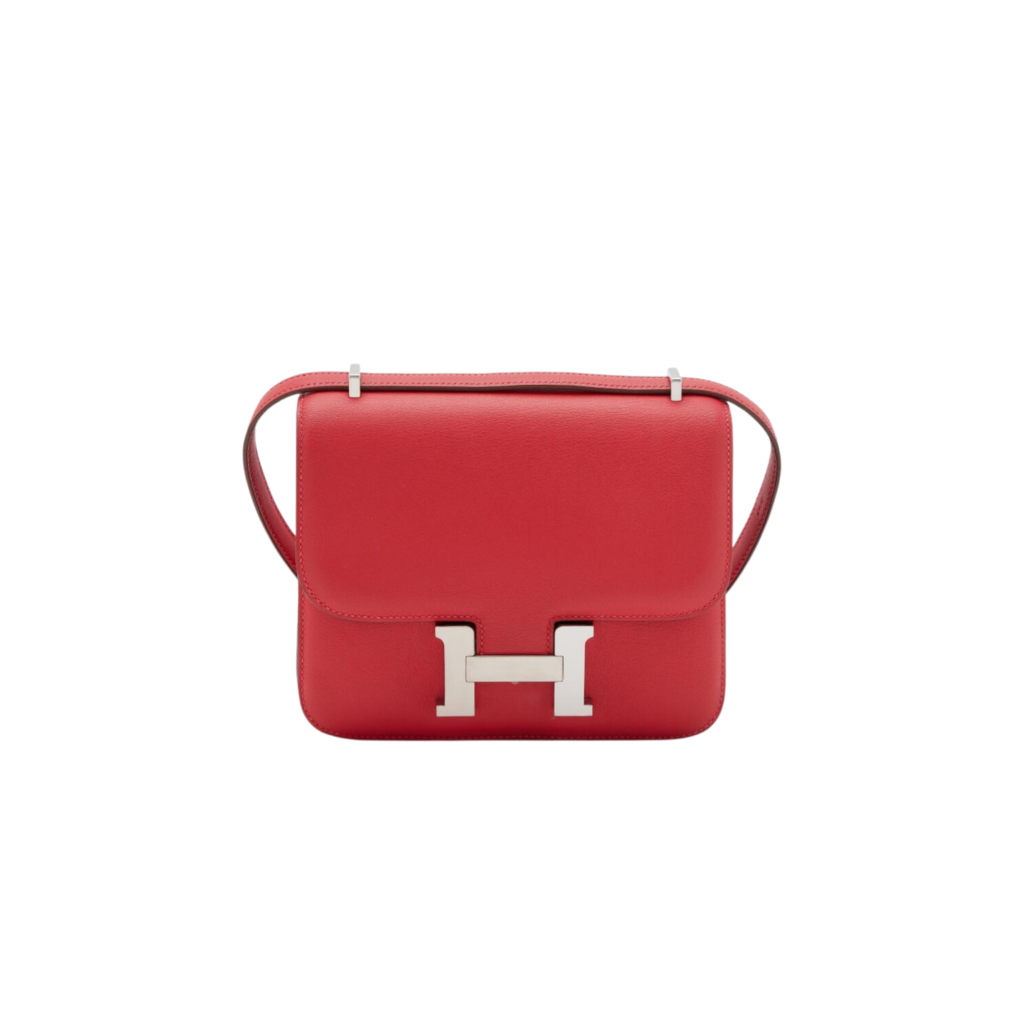Hermes Constance 18 Rouge Casaque Swift Leather