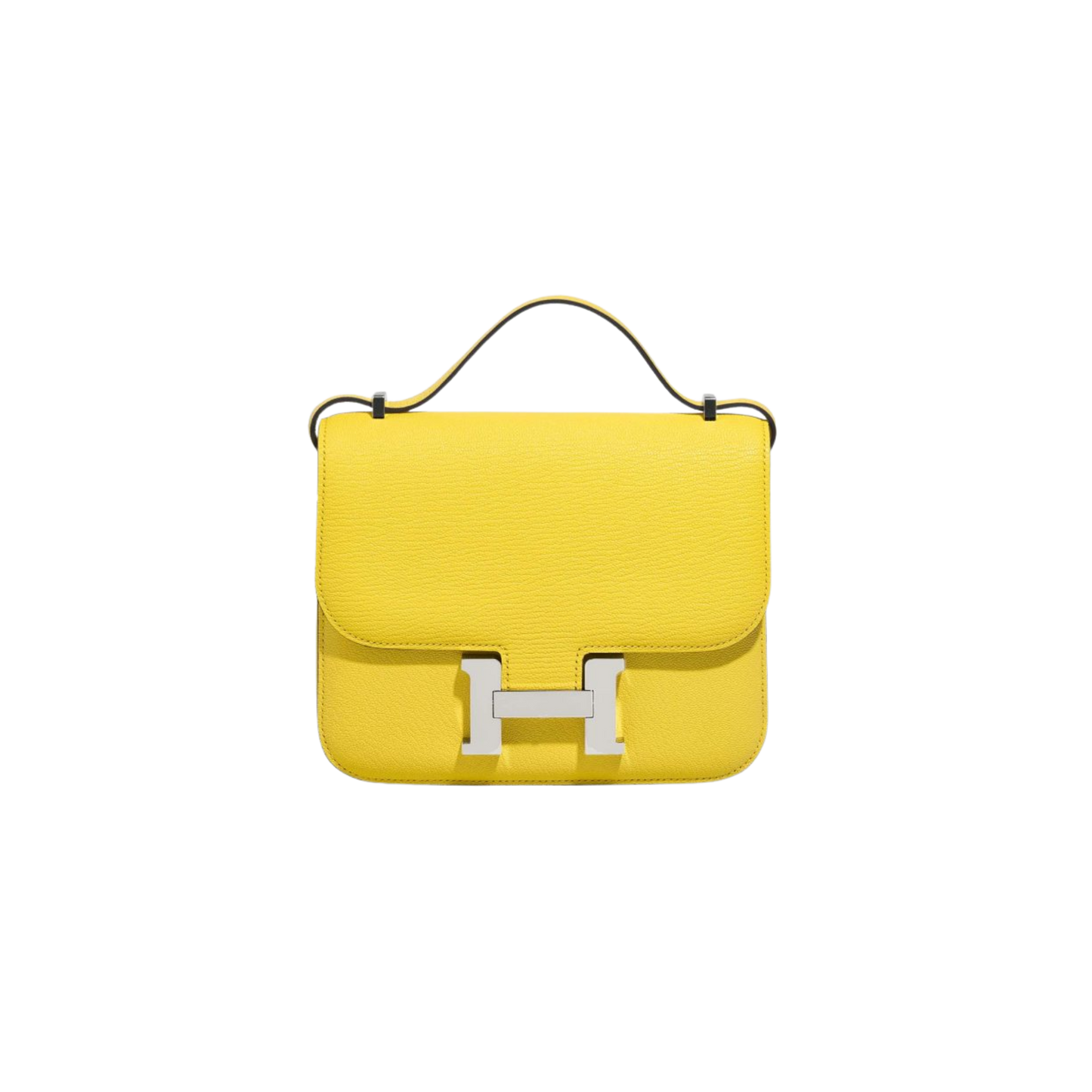 Hermes Constance 18 Jaune Citron Chevre Mysore Leather