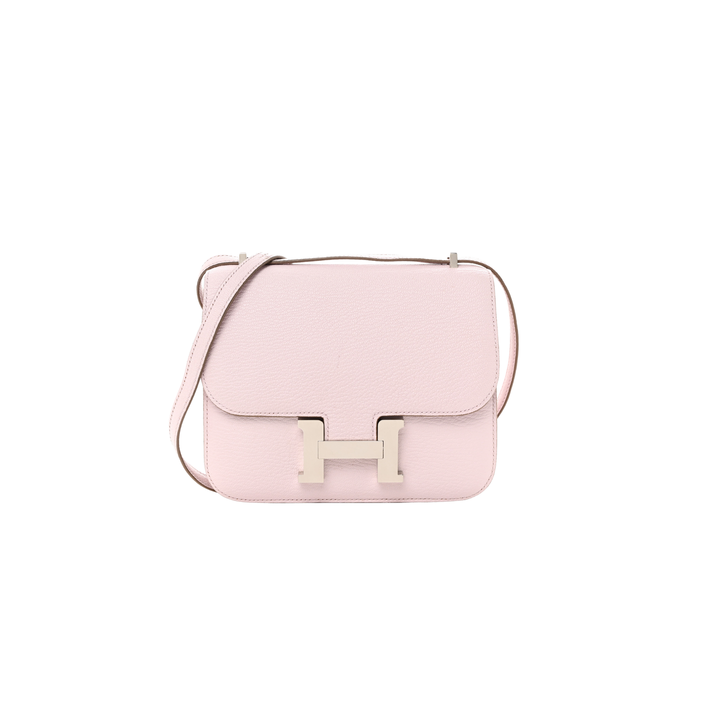 Hermes Constance 18 Mauve Pale Chevre Mysore Leather
