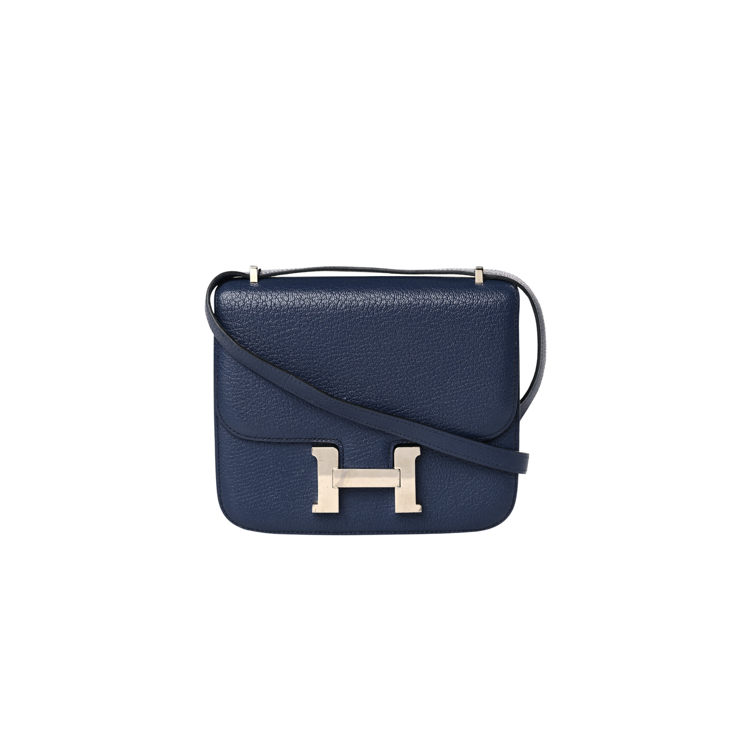 Hermes Constance 18 Bleu Thalassa Chevre Mysore Leather