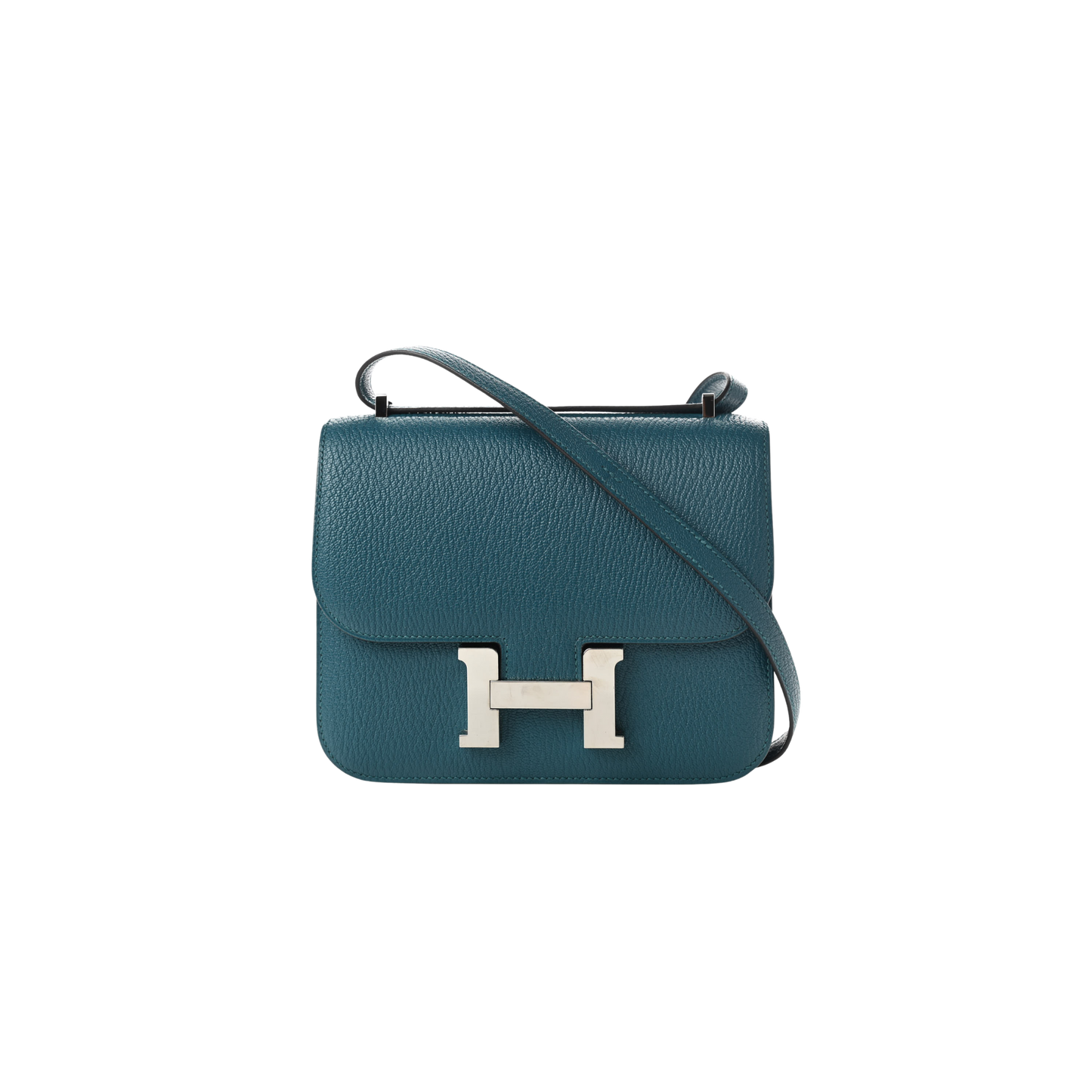 Hermes Constance 18 Vert Bosphore Chevre Mysore Leather