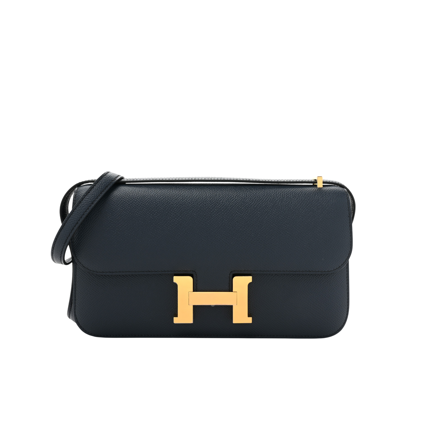 Hermes Constance Elan Bleu Indigo Epsom Leather