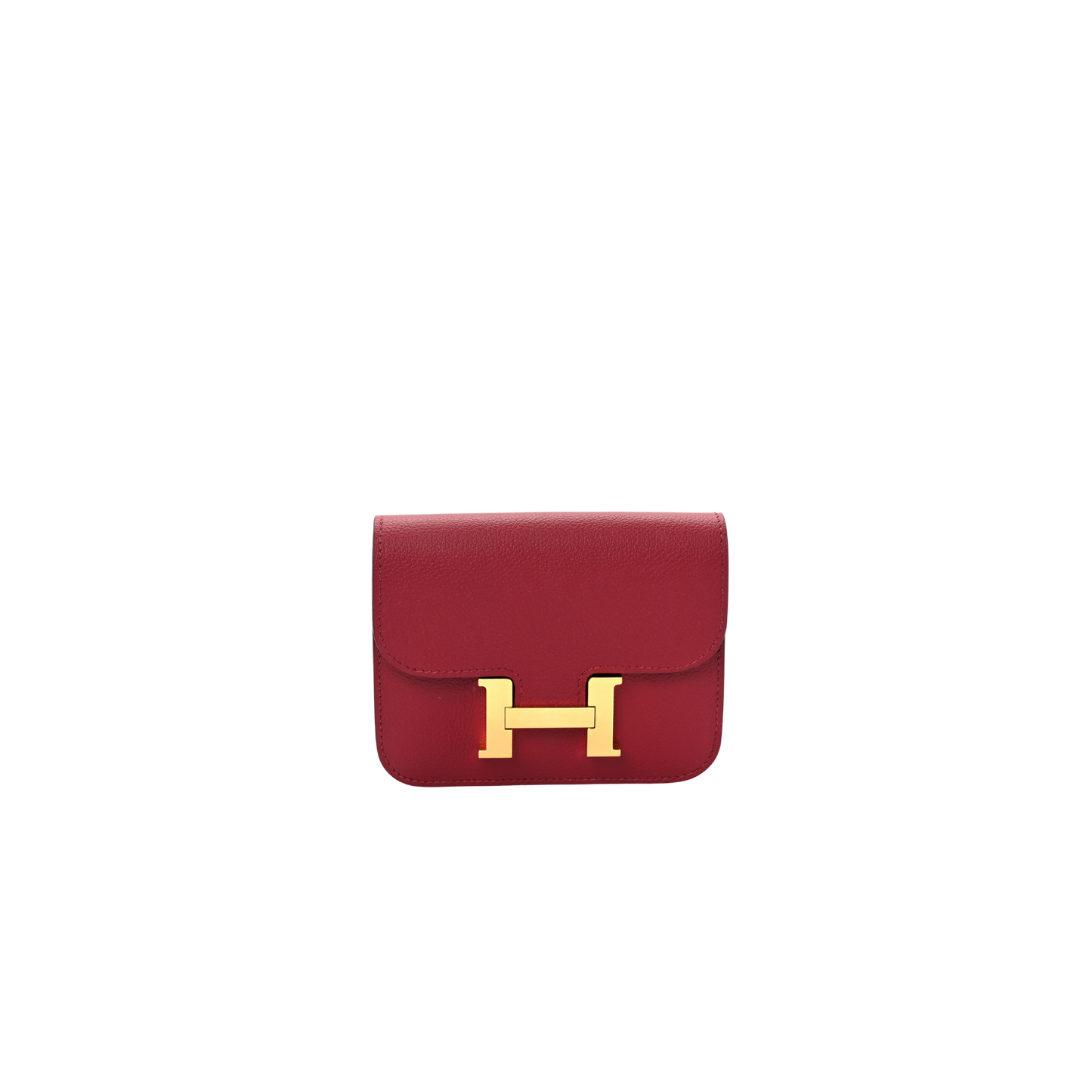 Hermes Constance Slim Rouge Grenat Evercolor Leather