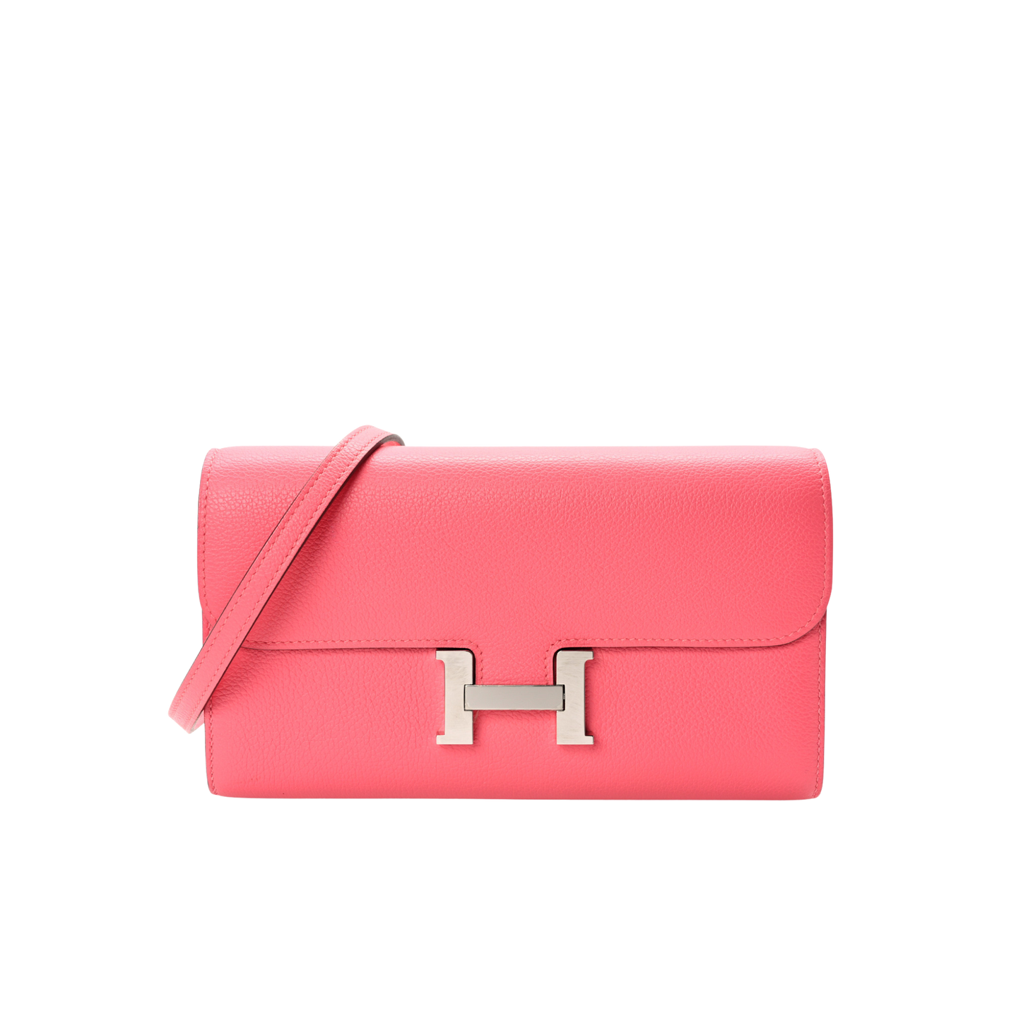 Hermes Constance To Go Rose Azalee Evercolor Leather