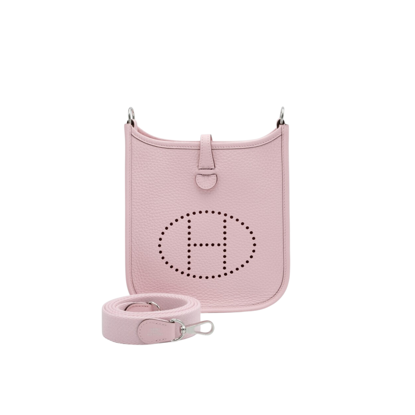 Hermes Evelyne TPM Rose Sakura Clemence Leather