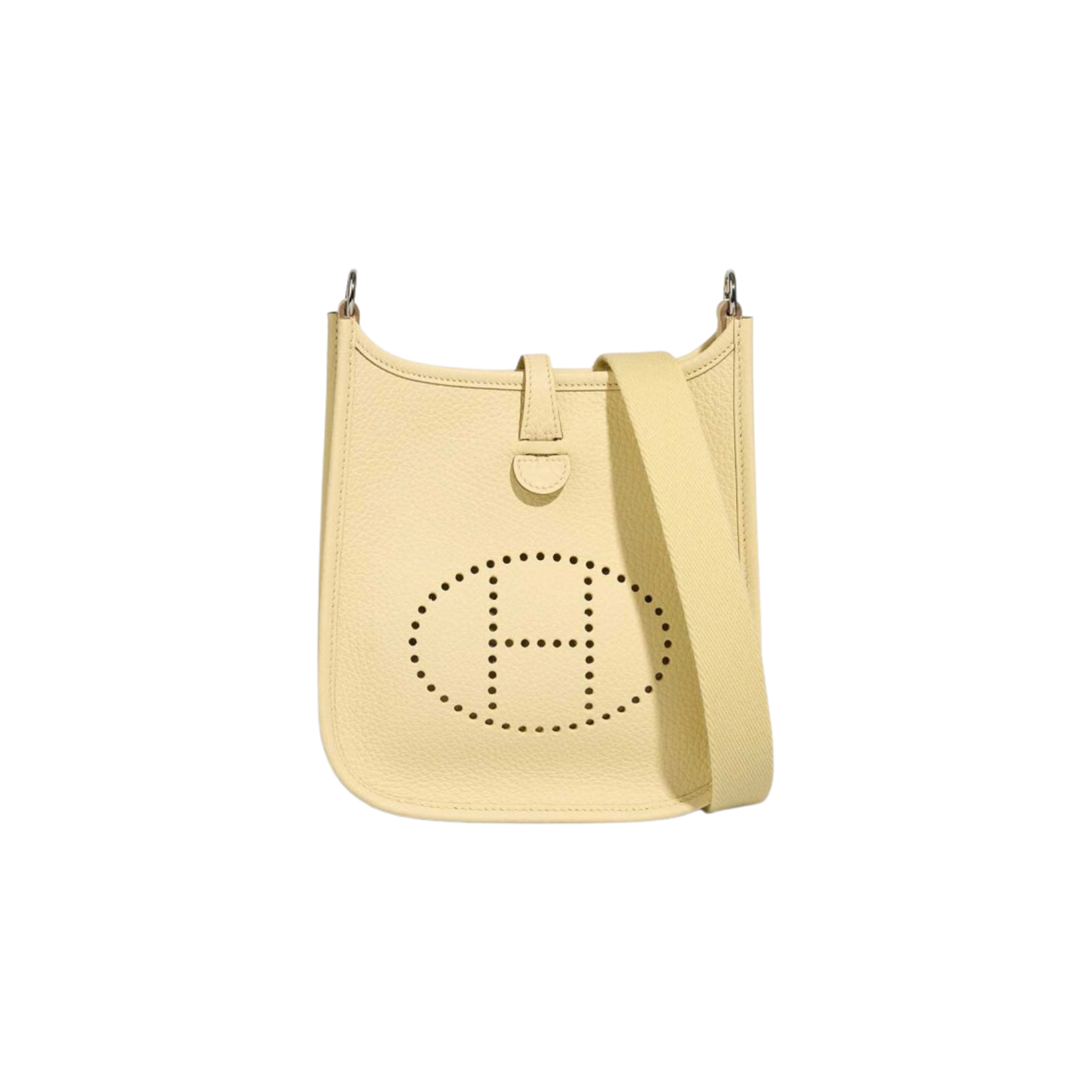 Hermes Evelyne TPM Jaune Milton Clemence Leather
