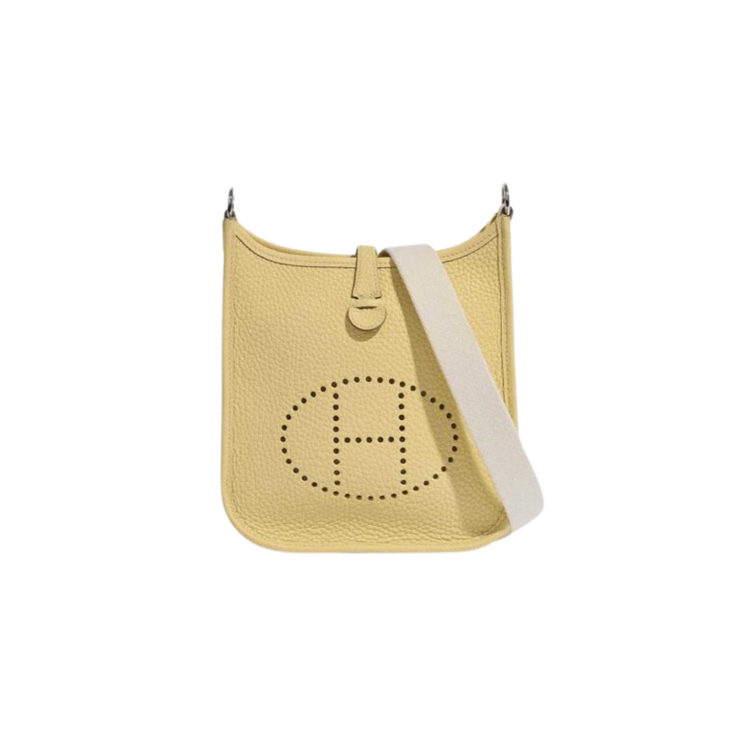 Hermes Evelyne TPM Jaune Poussin Clemence Leather
