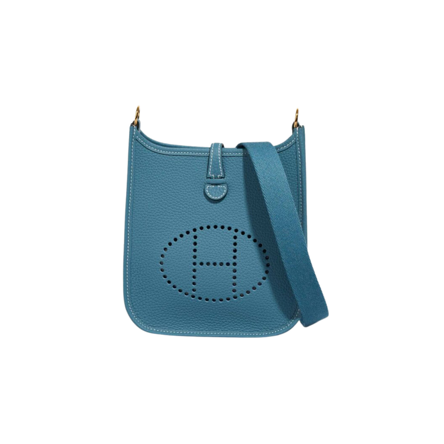 Hermes Evelyne TPM Bleu Jean Clemence Leather