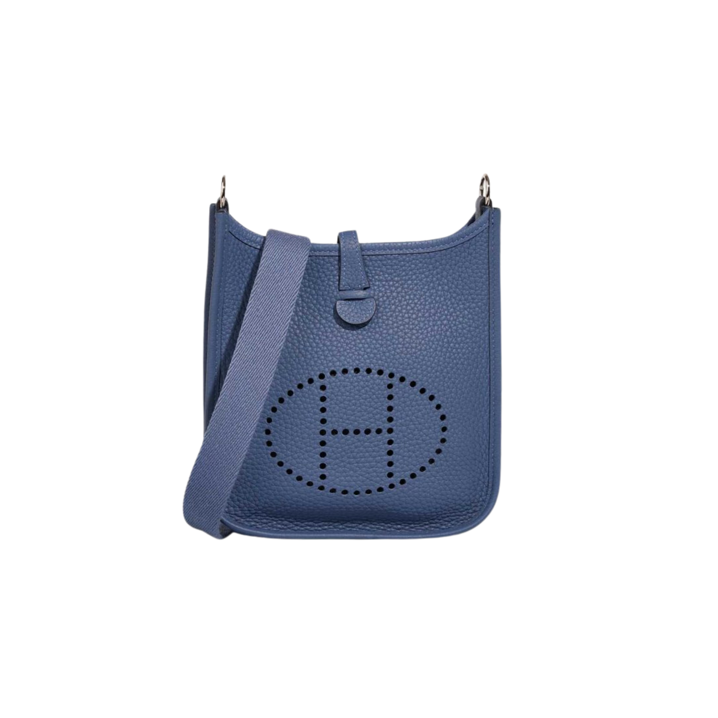 Hermes Evelyne TPM Bleu Brighton Clemence Leather