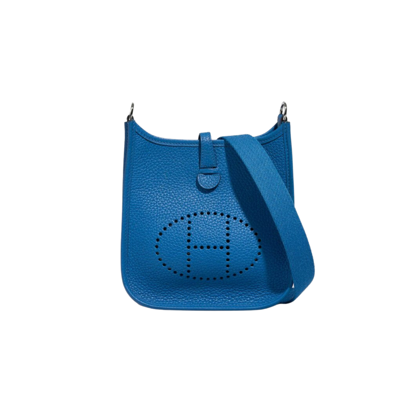 Hermes Evelyne TPM Bleu Zellige Clemence Leather