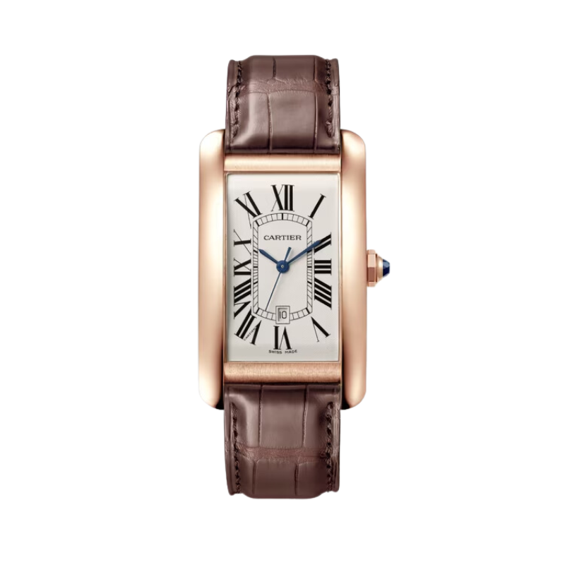 TANK 45 mm AMÉRICAINE WATCH SILVER ROSE GOLD