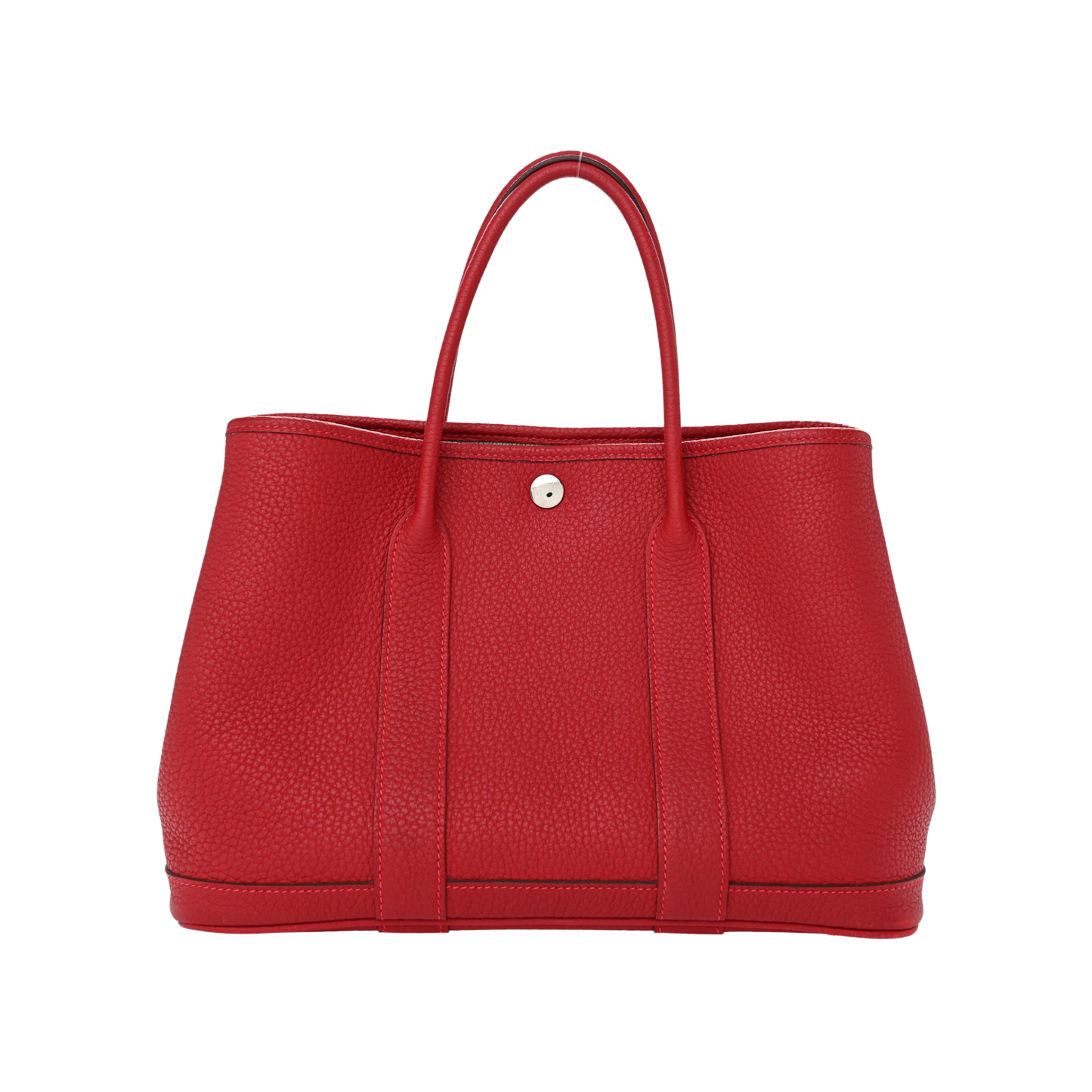 Hermes Garden Party 30 Rouge Piment Negonda Leather
