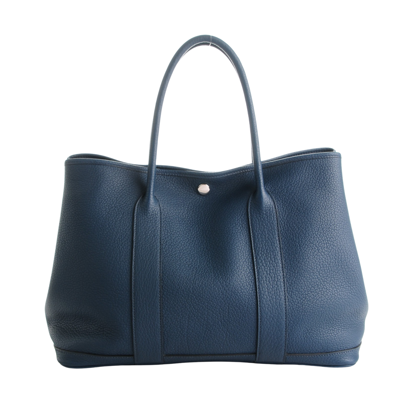 Hermes Garden Party 36 Bleu de Prusse Negonda Leather