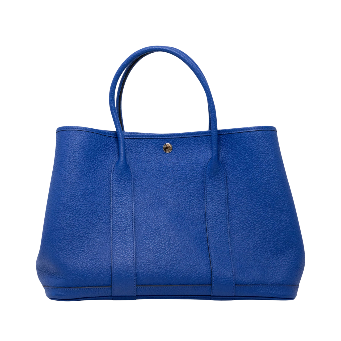 Hermes Garden Party 36 Bleu Electrique Negonda Leather