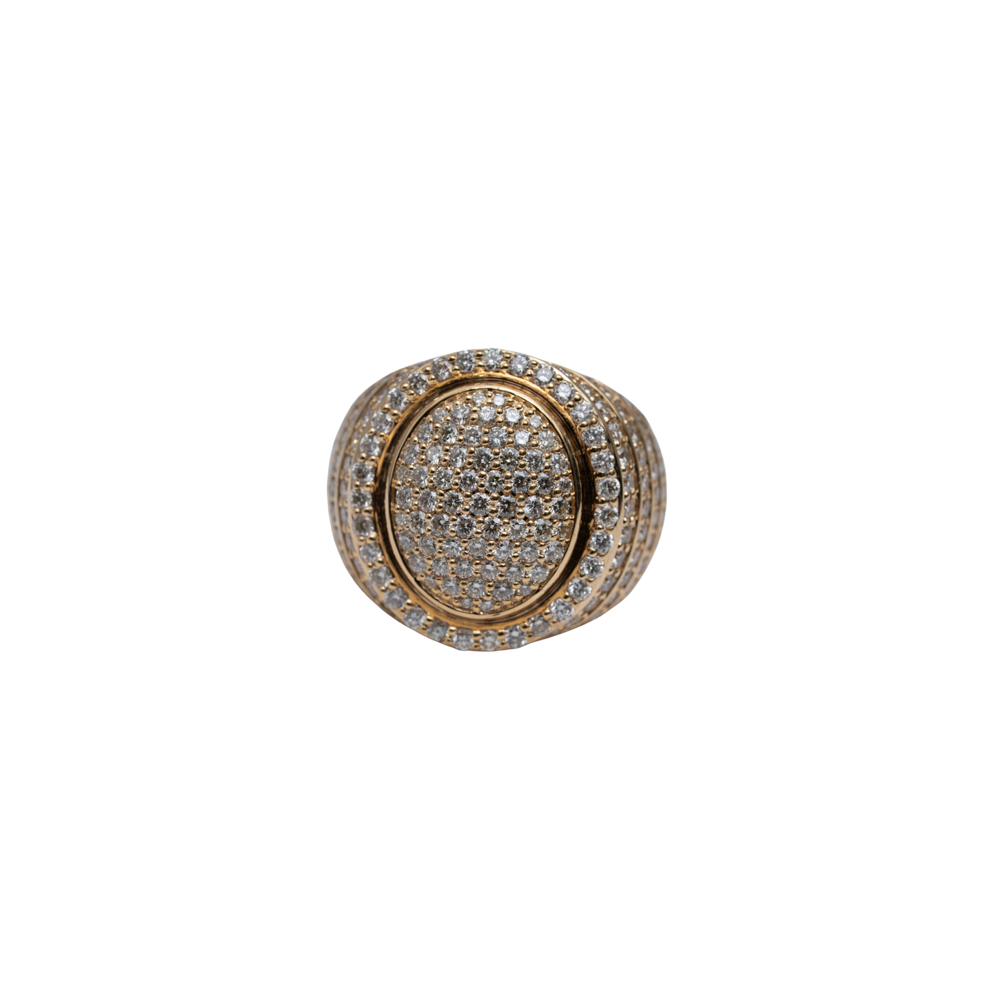 10k Yellow Gold Dia Ring - 13.7 grams - 3.33 cts