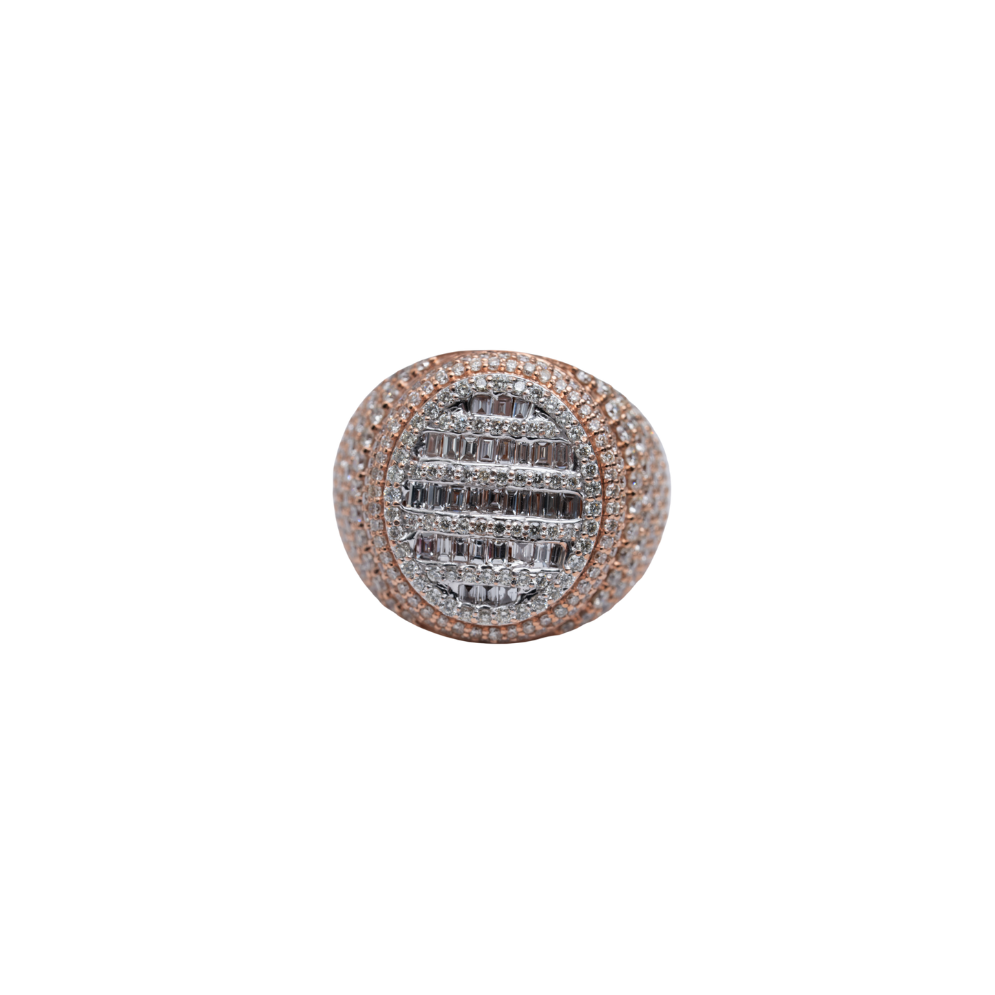10k Rose Gold Dia Ring - 17.6 grams - 5.31 cts