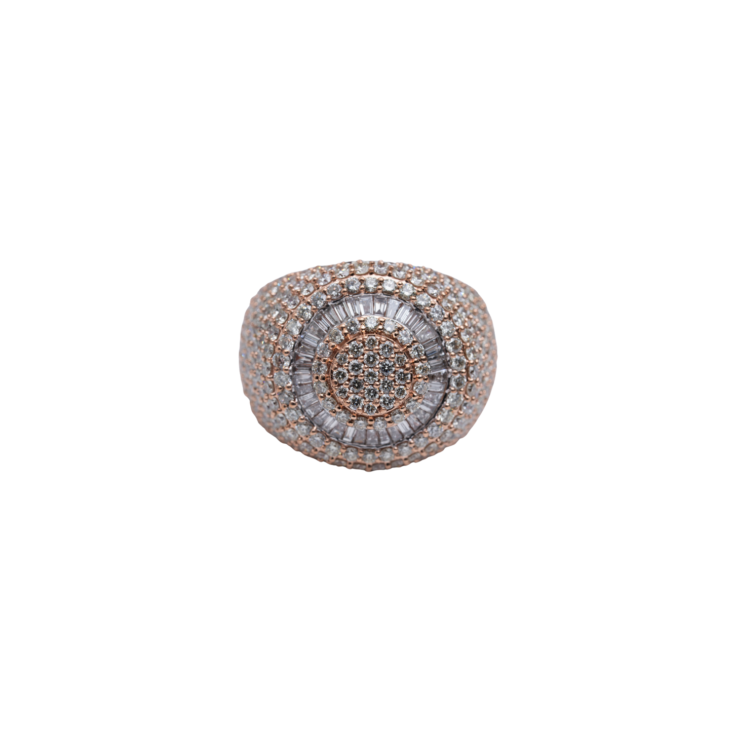 10k Rose Gold Dia Ring - 19.3 grams - 5.66 cts