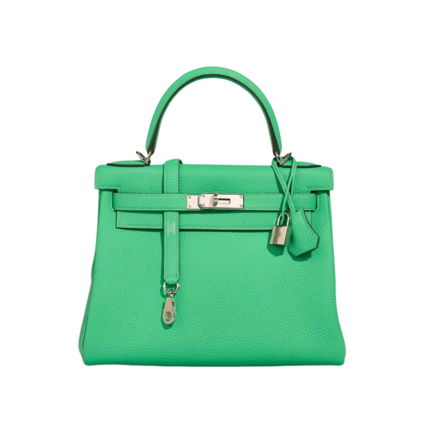 Hermes Kelly 28 Vert Comics Togo Leather