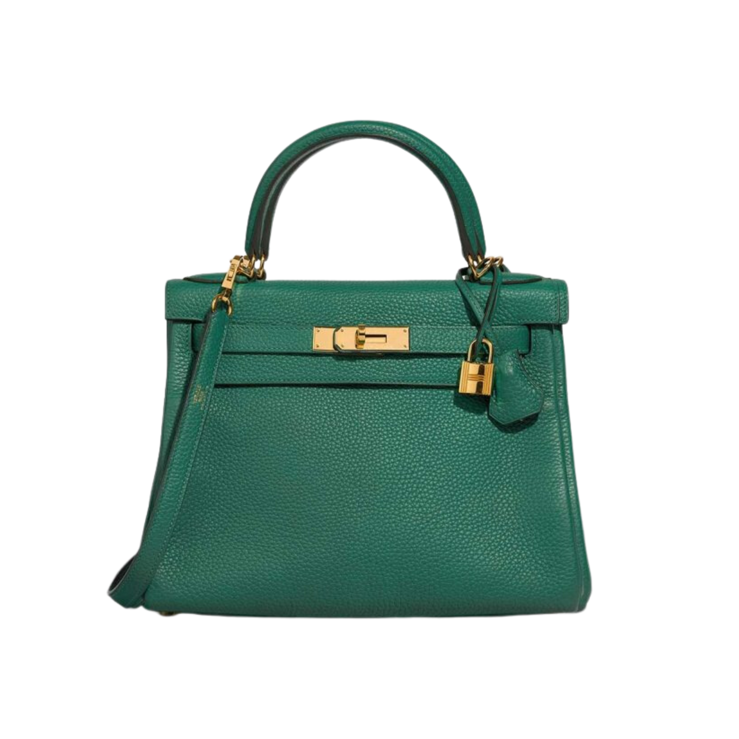 Hermes Kelly 28 Vert Vertigo Togo Leather