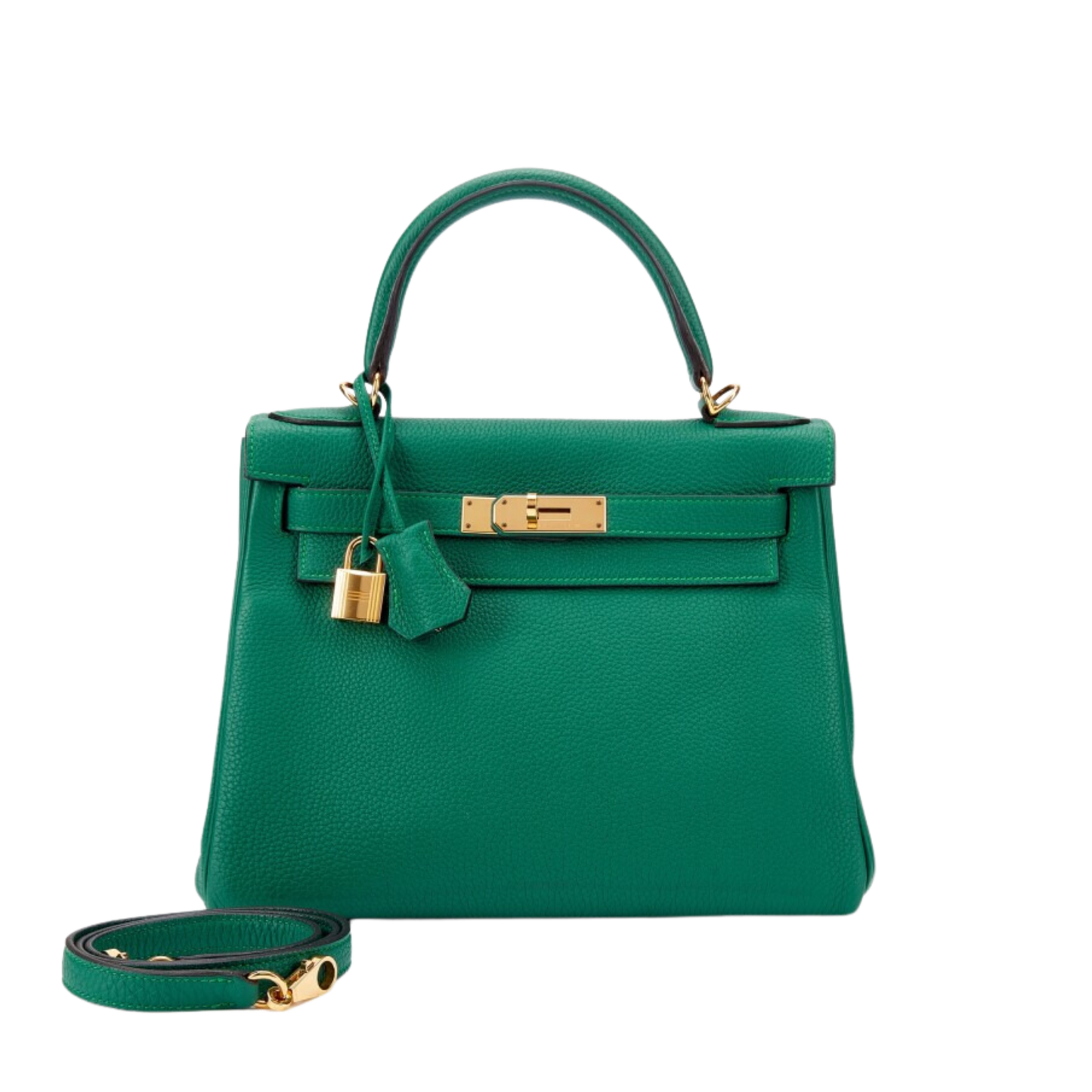Hermes Kelly 28 Malachite Togo Leather