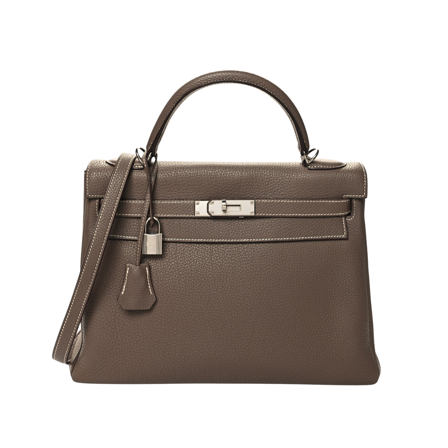 Hermes Kelly 32 Etoupe Togo Leather