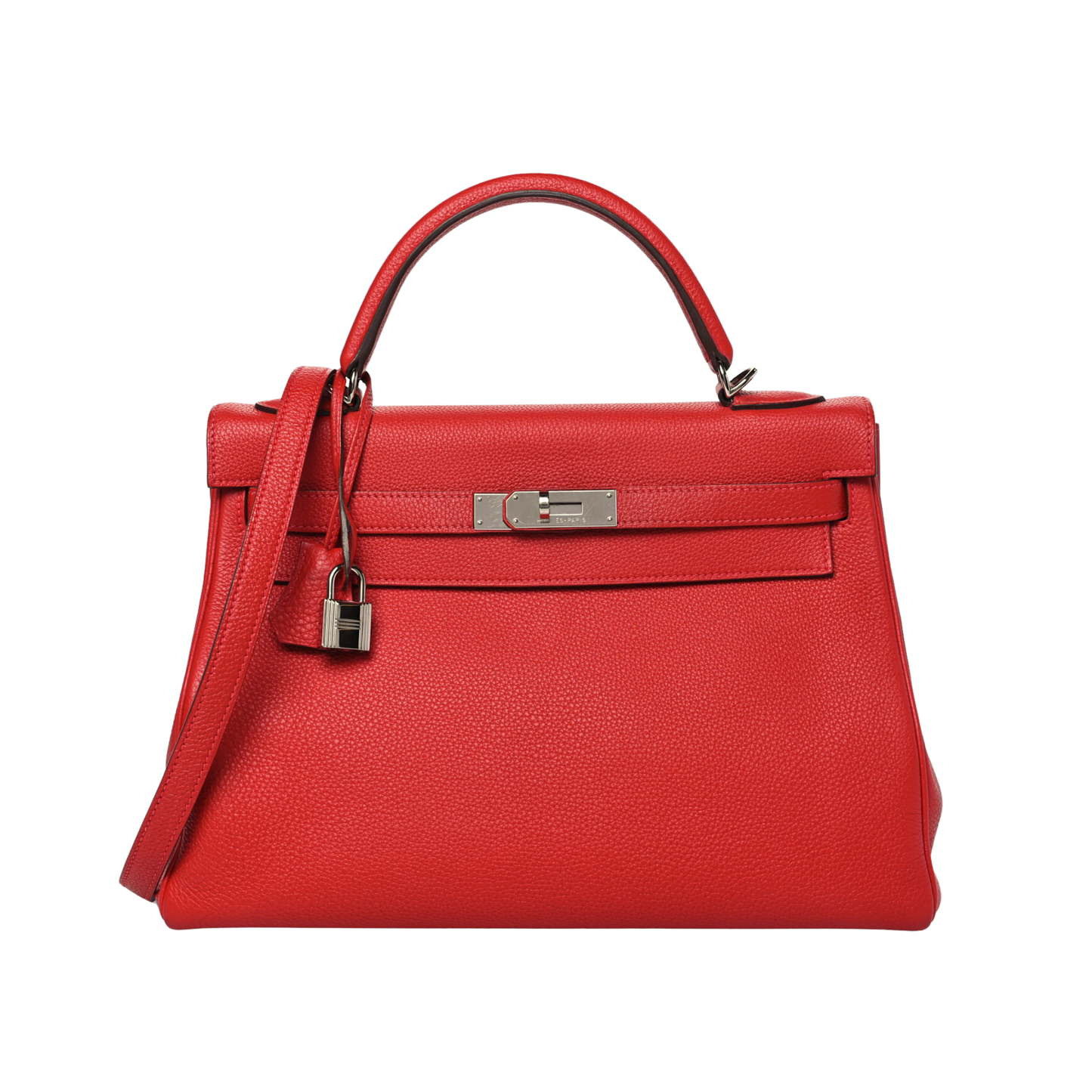 Hermes Kelly 32 Rouge Tomate Togo Leather