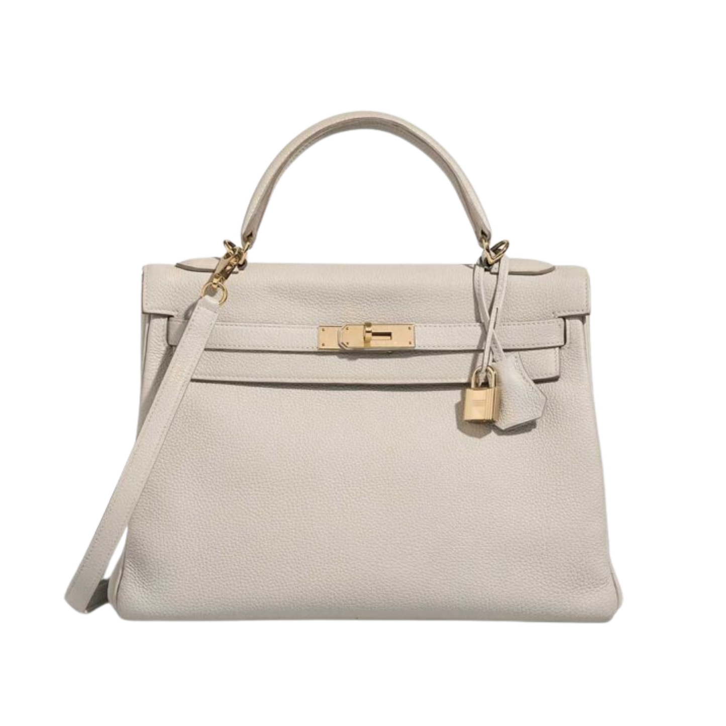 Hermes Kelly 32 Gris Perle Togo Leather