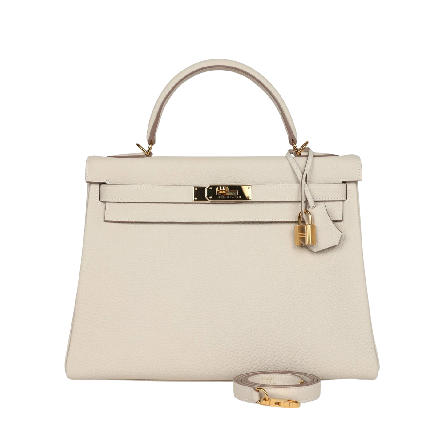 Hermes Kelly 32 Craie Togo Leather