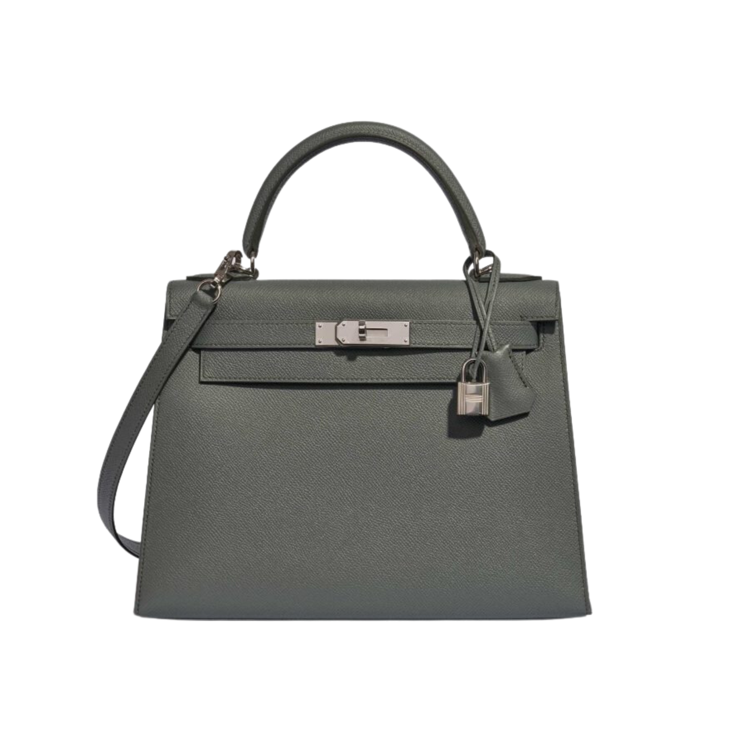 Hermes Kelly 28 Vert Amande Epsom Leather