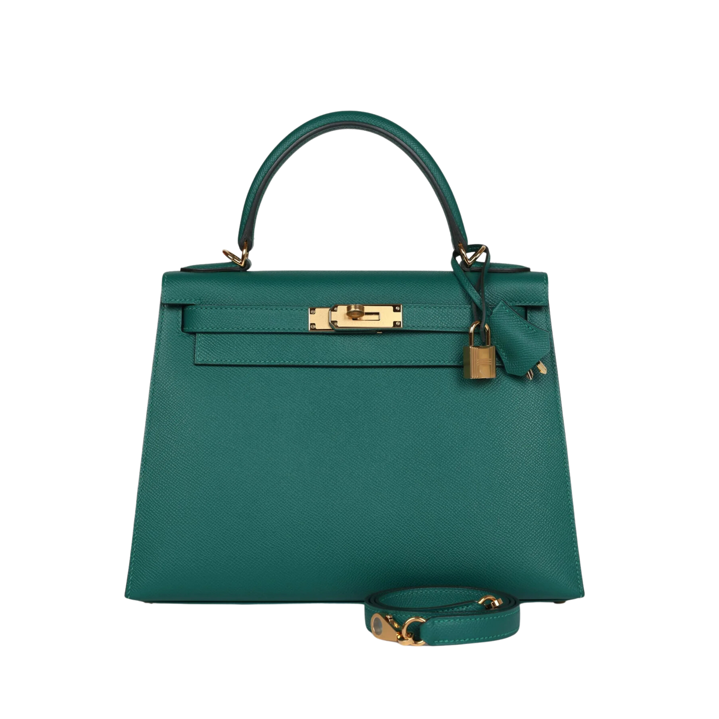 Hermes Kelly 28 Malachite Epsom Leather