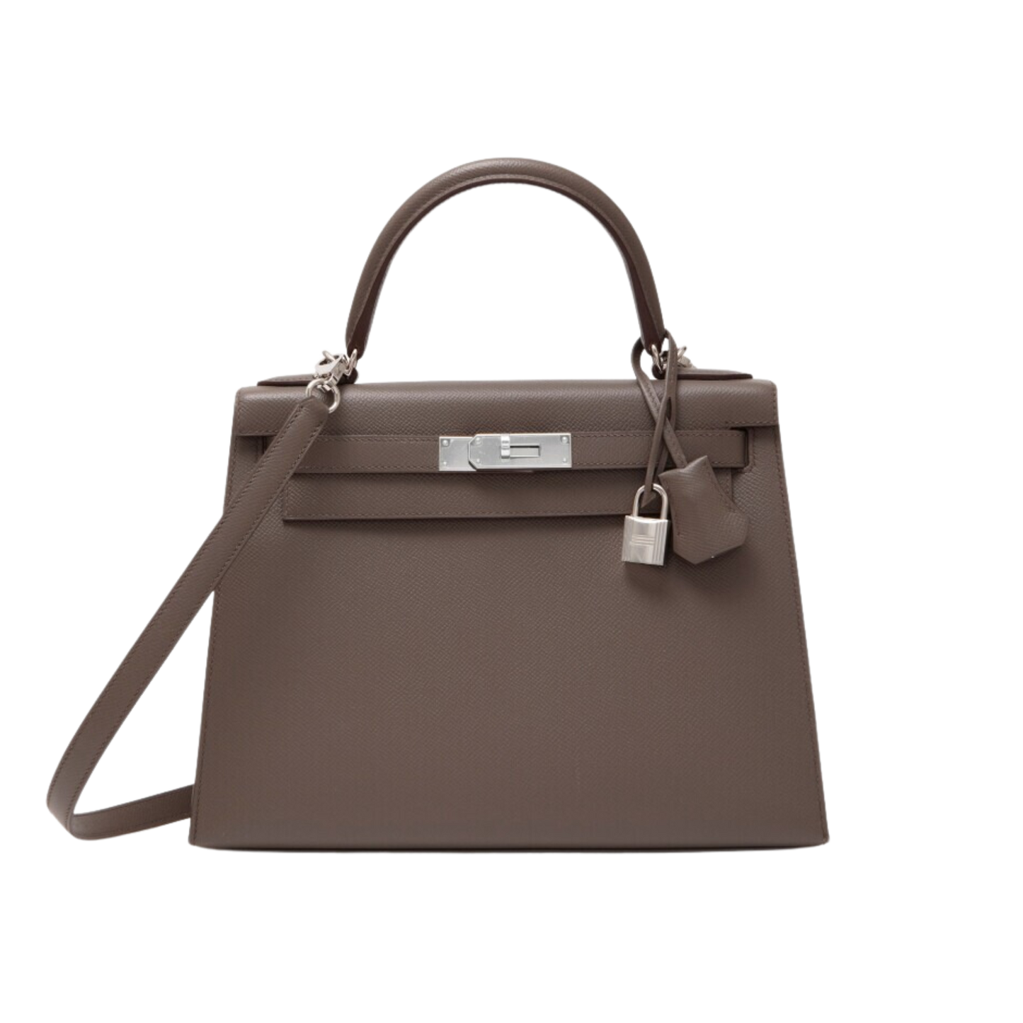 Hermes Kelly 28 Etain Epsom Leather