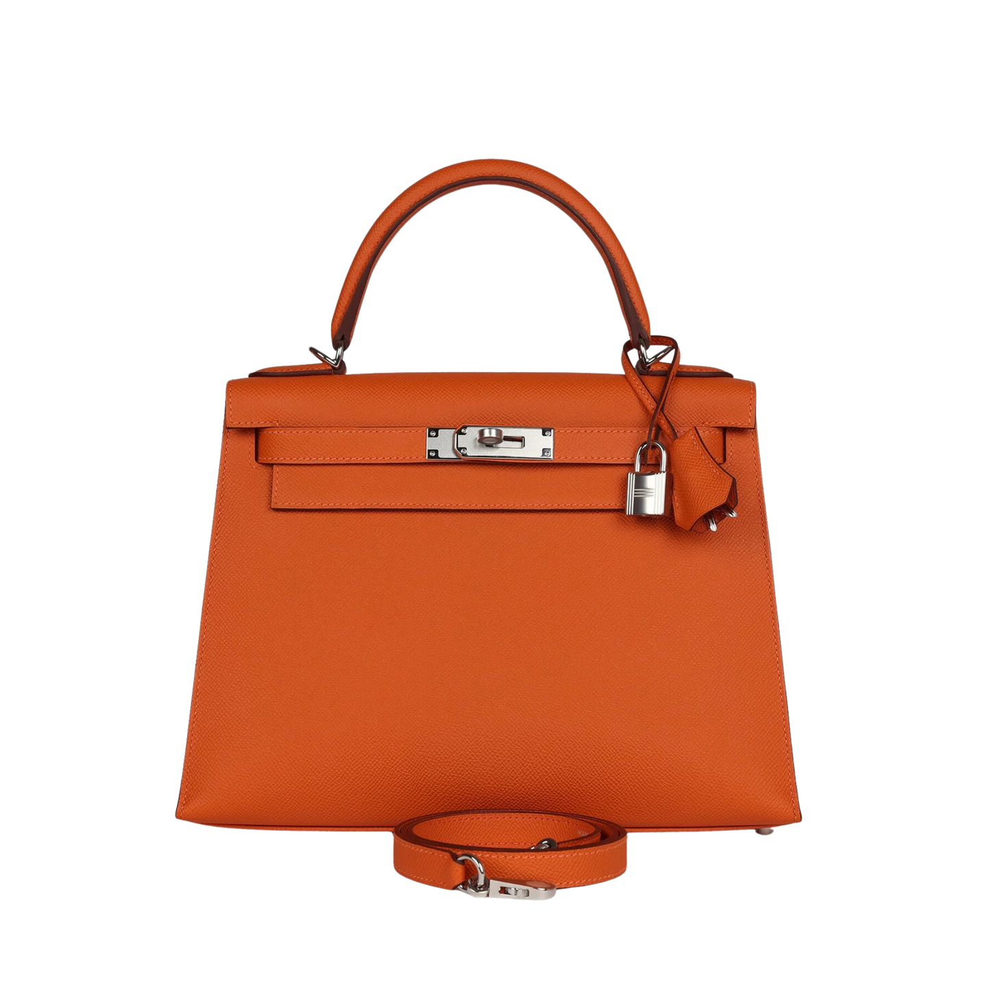 Hermes Kelly 28 Orange Epsom Leather