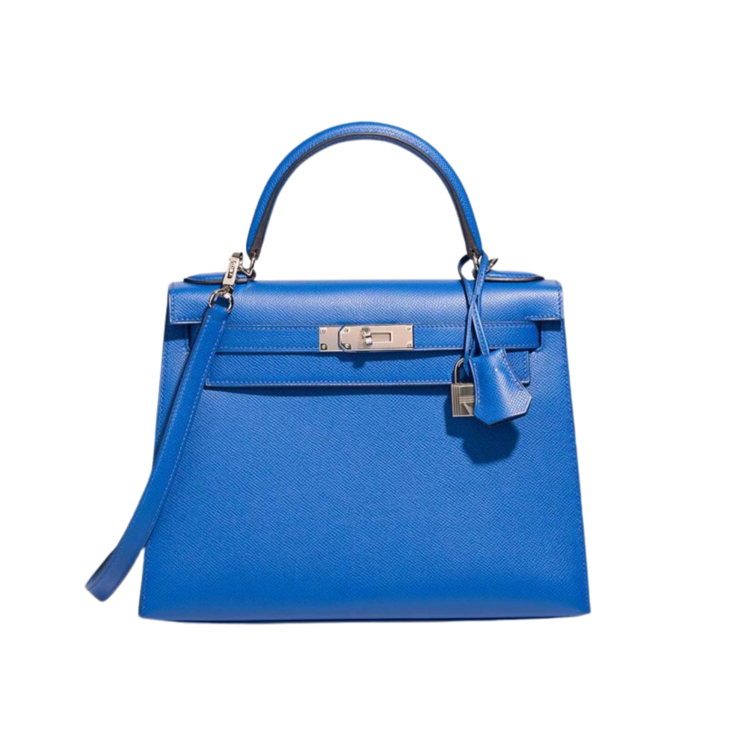 Hermes Kelly 28 Bleu Royal Epsom Leather