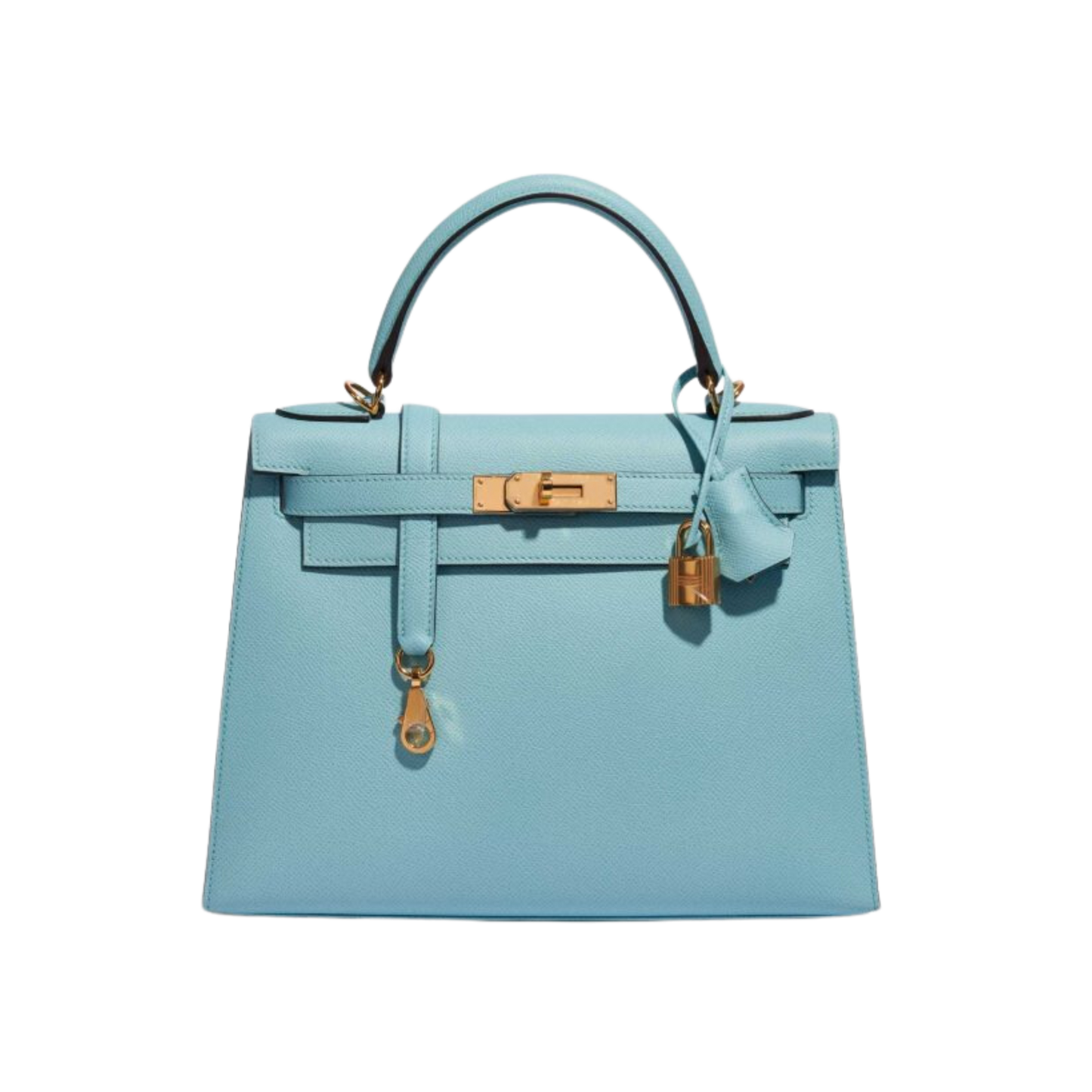 Hermes Kelly 28 Bleu Atoll Epsom Leather