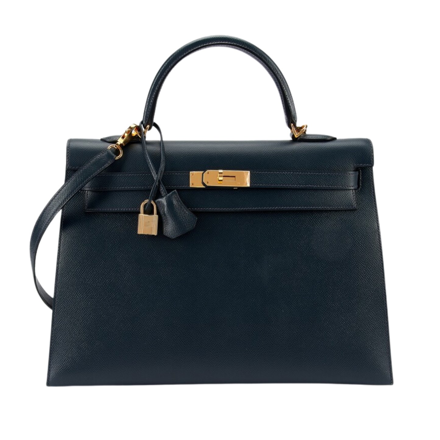 Hermes Kelly 35 Bleu Indigo Epsom Leather