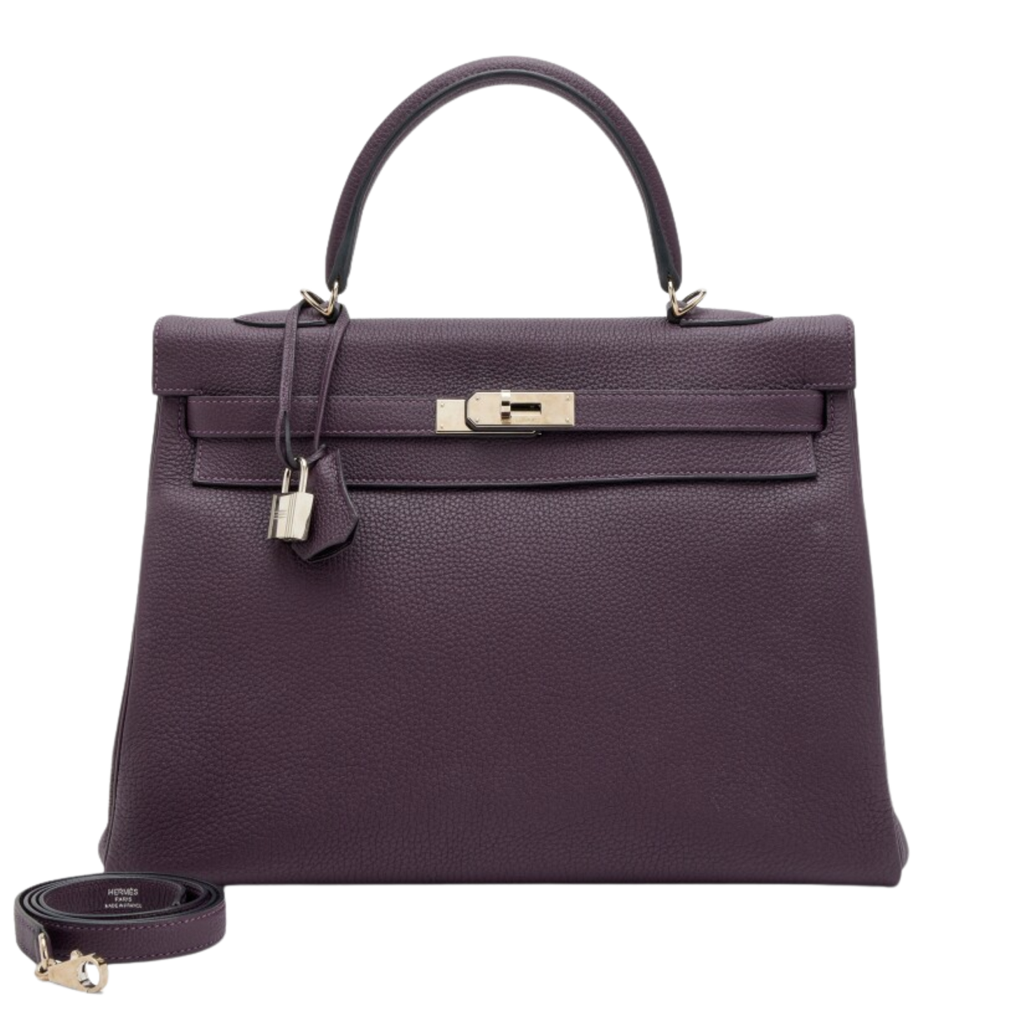 Hermes Kelly 35 Raisin Togo Leather