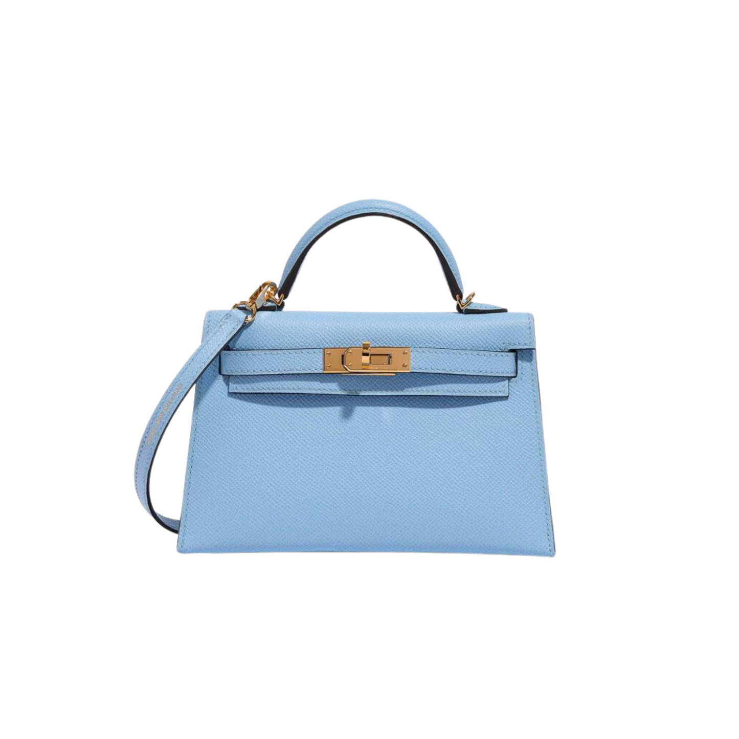 Hermes Kelly 20 Bleu Celeste Epsom Leather