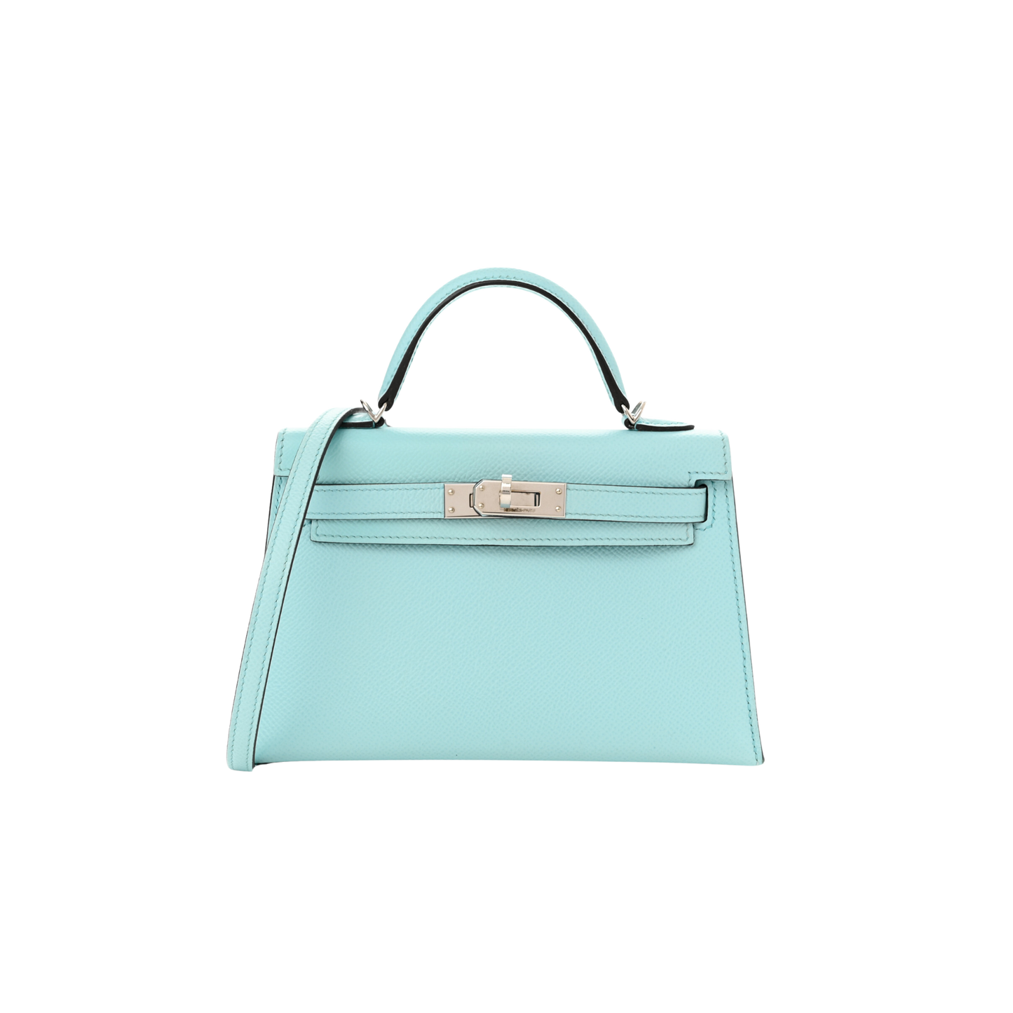 Hermes Kelly 20 Bleu Zephyr Epsom Leather