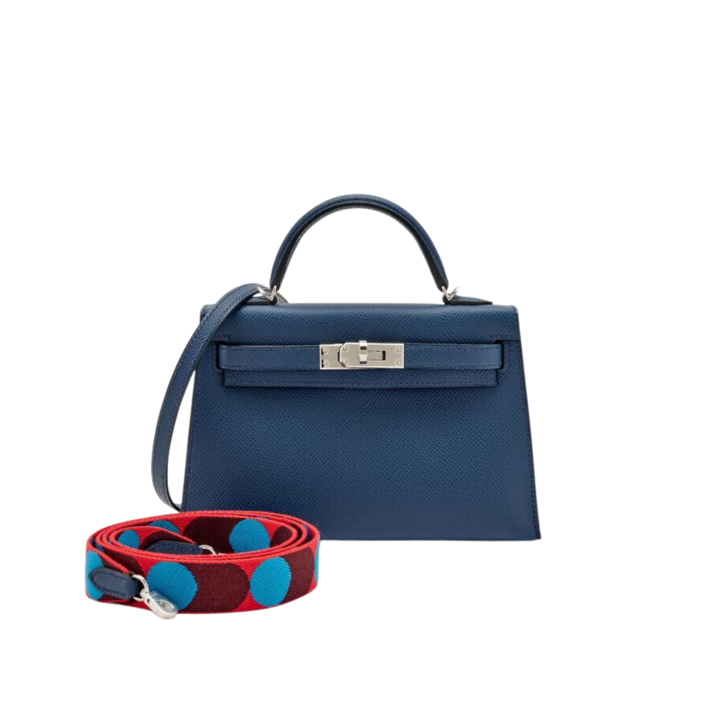 Hermes Kelly 20 Bleu de Prusse Epsom Leather