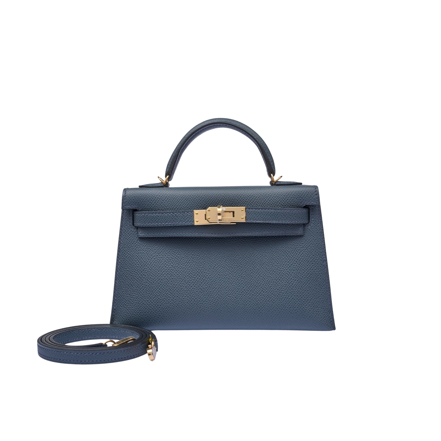 Hermes Kelly 20 Gris Misty Epsom Leather