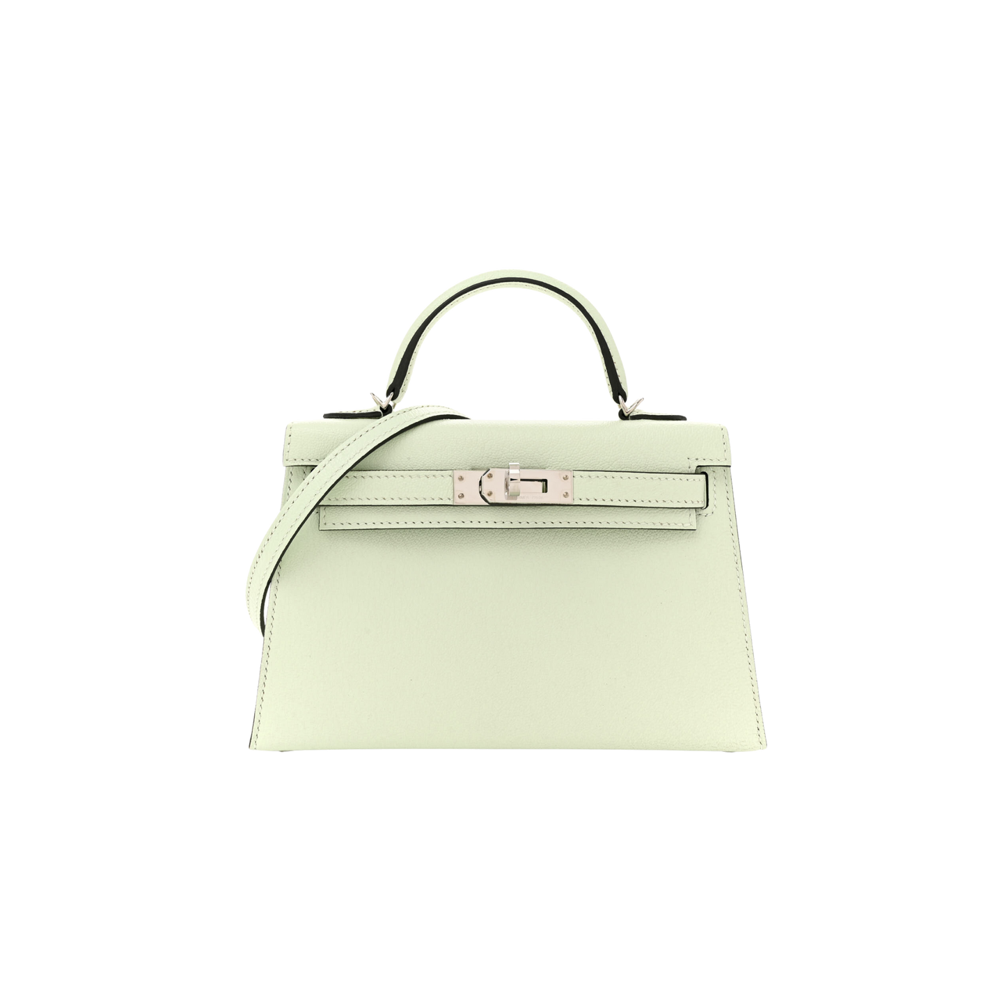 Hermes Kelly 20 Vert Fizz Chevre Mysore Leather