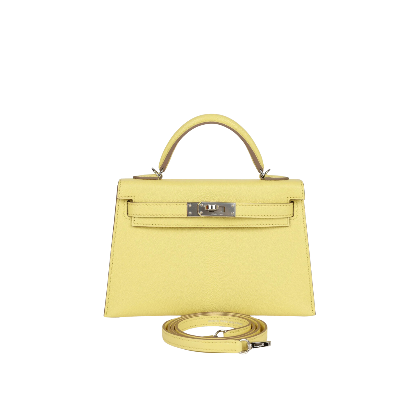 Hermes Kelly 20 Limoncello Chevre Mysore Leather