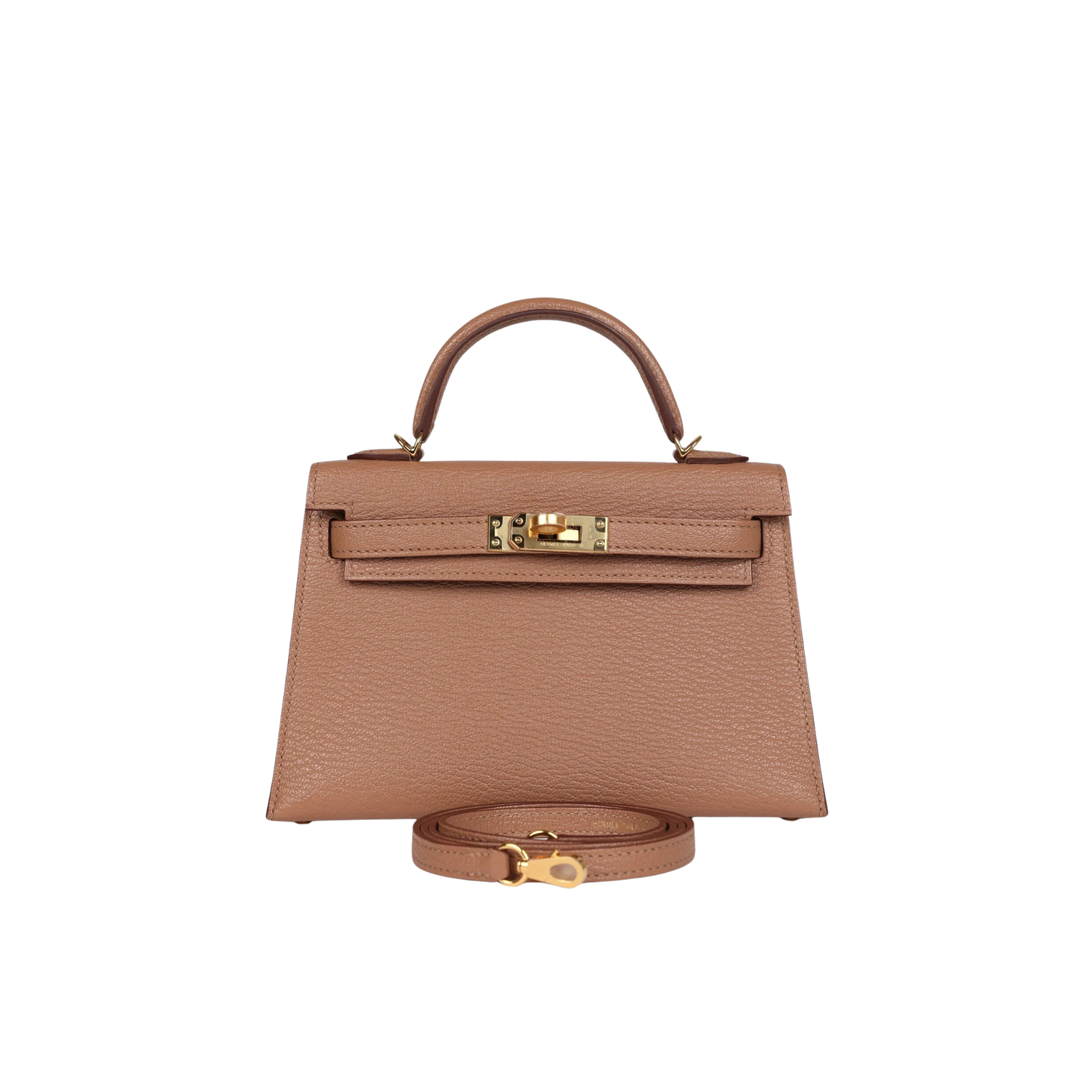 Hermes Kelly 20 Quebracho Chevre Mysore Leather
