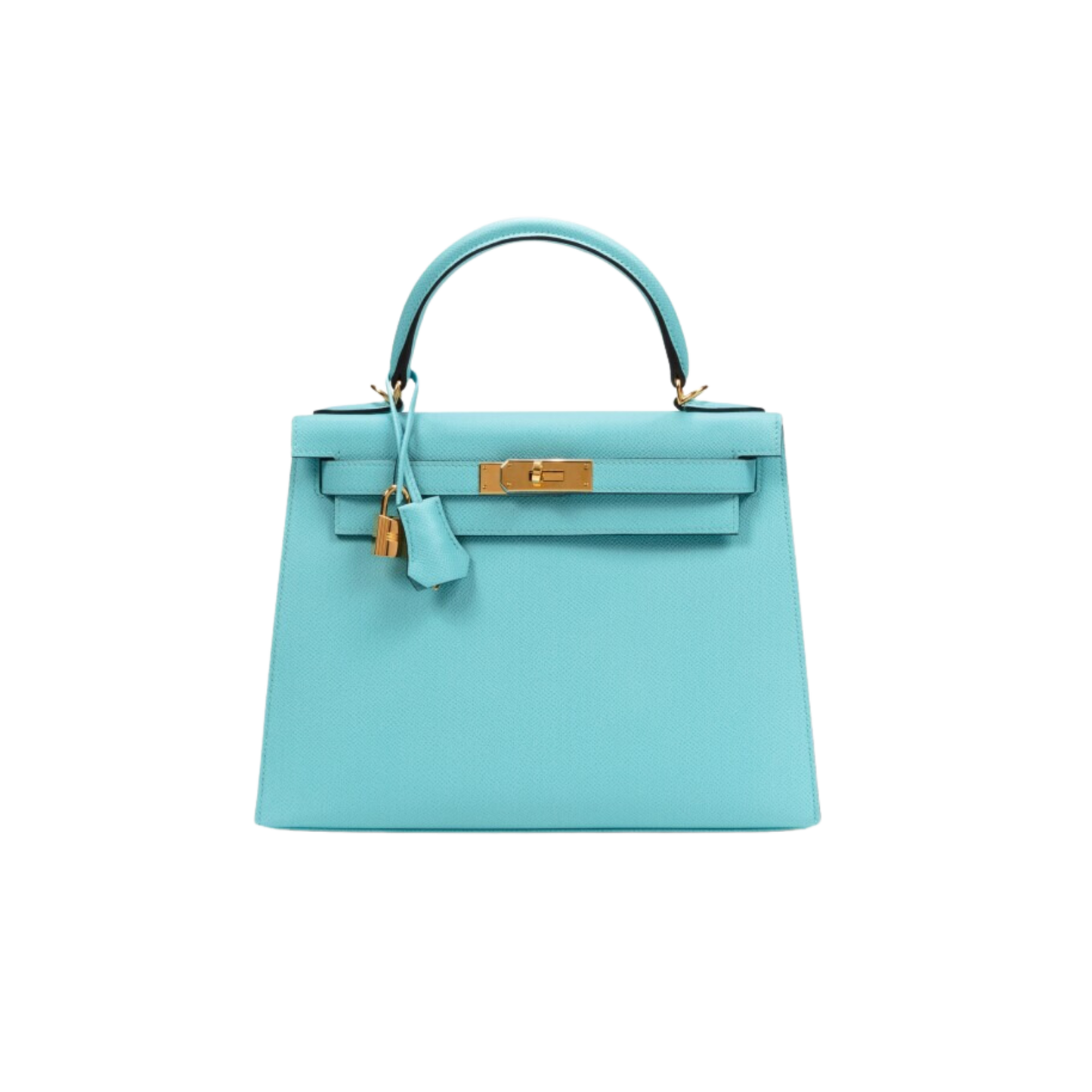 Hermes Kelly 25 Bleu Atoll Epsom Leather