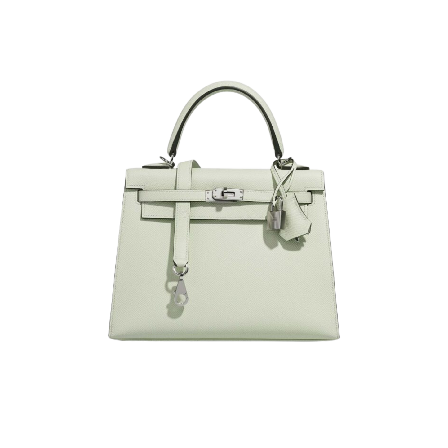 Hermes Kelly 25 Vert Fizz Epsom Leather