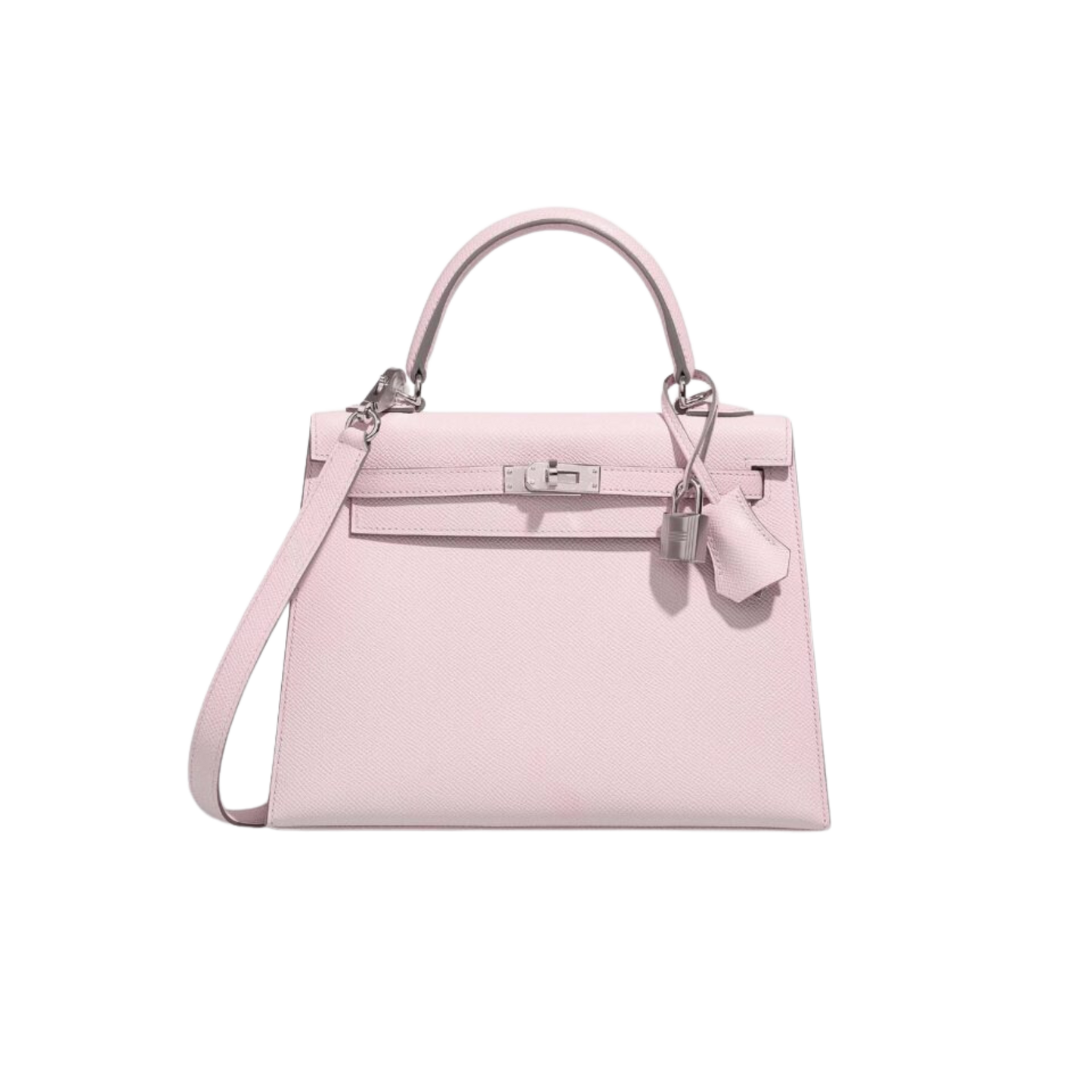 Hermes Kelly 25 Mauve Pale Epsom Leather