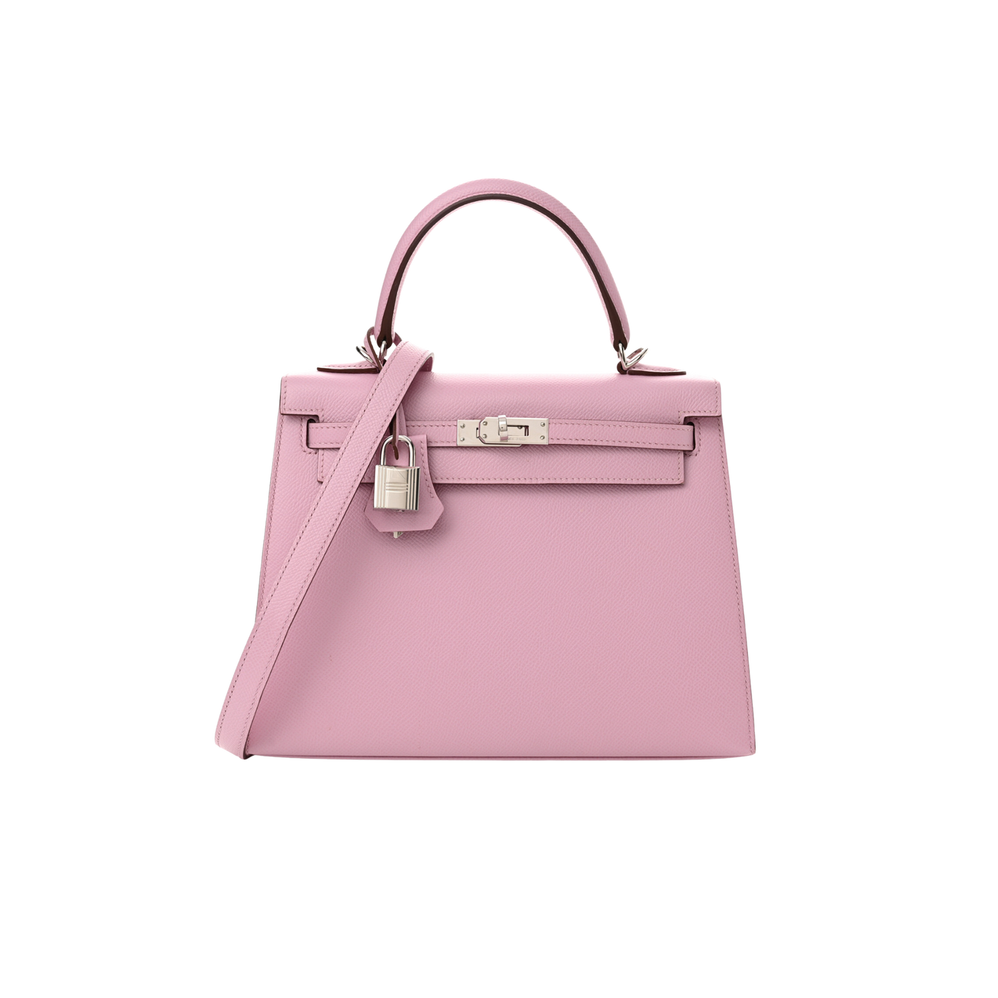Hermes Kelly 25 Mauve Sylvestre Epsom Leather