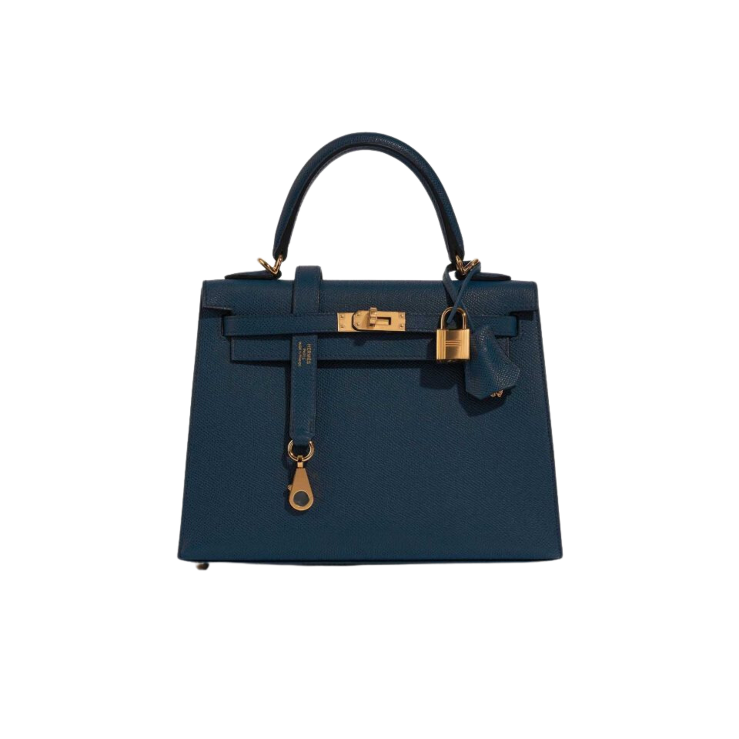 Hermes Kelly 25 Bleu de Prusse Epsom Leather