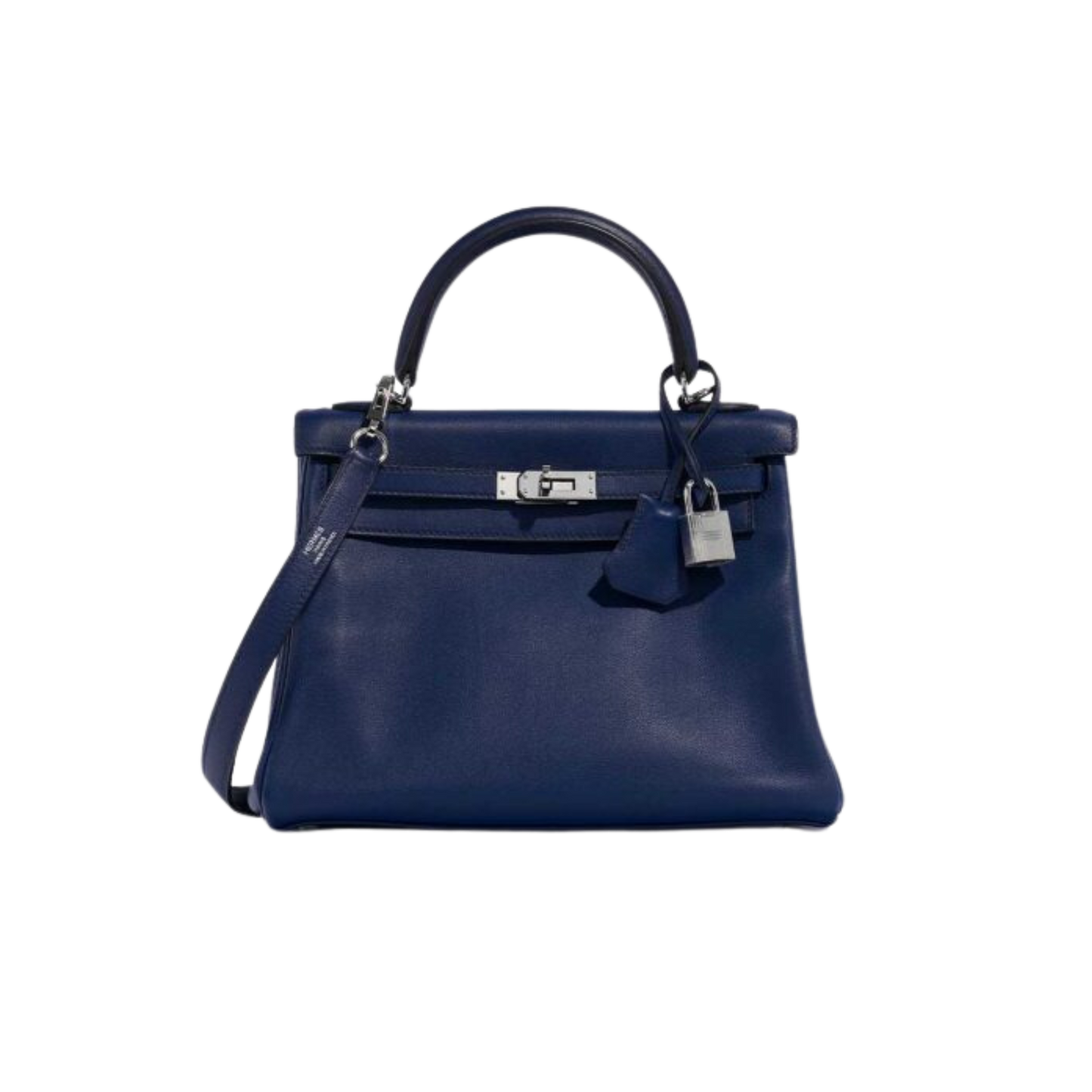 Hermes Kelly 25 Bleu Saphir Swift Leather