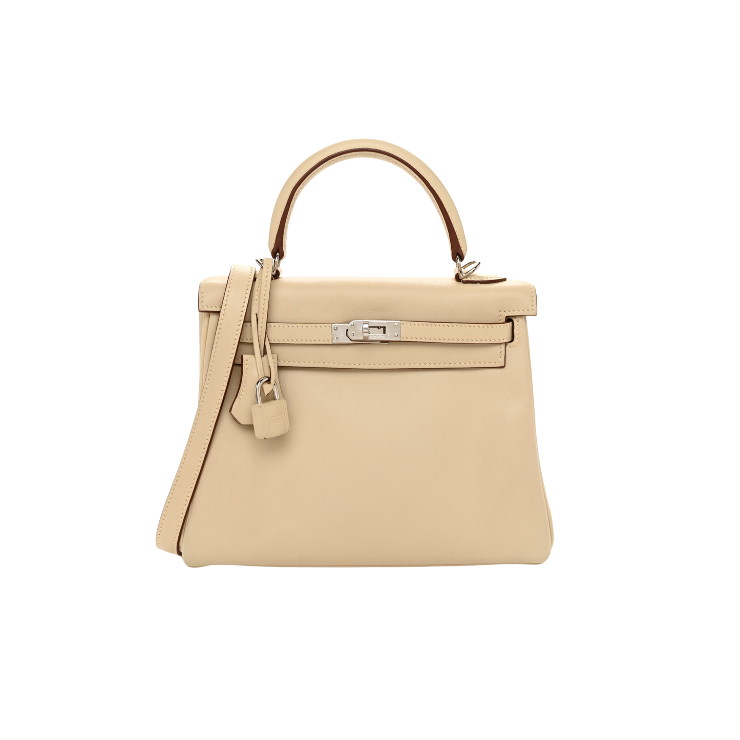Hermes Kelly 25 Parchemin Swift Leather